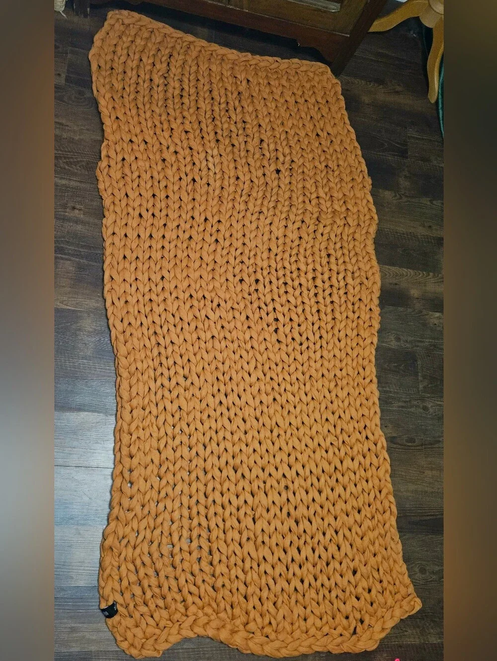 Silk & Snow Hand Knitted Weighted Blanket 15 Pound